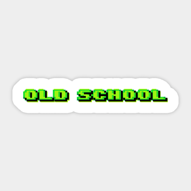 Classic 80s Old School Design Sticker by Hack Ink